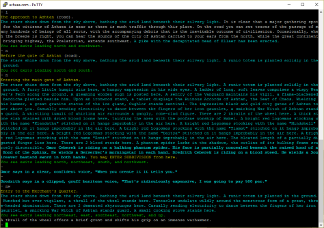 Achaea The world's leading MUD and Text-Based RPG Game